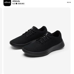 Allbirds Women’s Wool Runner Go - Natural Black - 8 - Completely SOLD OUT ONLINE
